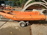 1988 jeanneau new matic 360 polyester boot met enkelassige boottrailer, lier en roeispanen - afbeelding 9 van  25