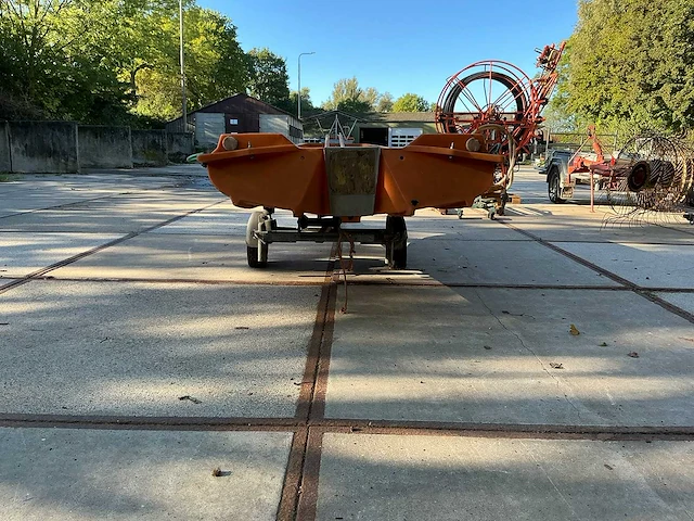 1988 jeanneau new matic 360 polyester boot met enkelassige boottrailer, lier en roeispanen - afbeelding 21 van  25