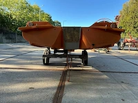 1988 jeanneau new matic 360 polyester boot met enkelassige boottrailer, lier en roeispanen - afbeelding 22 van  25