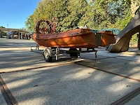 1988 jeanneau new matic 360 polyester boot met enkelassige boottrailer, lier en roeispanen - afbeelding 23 van  25