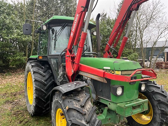 1988 john deere 2650 vierwielaangedreven landbouwtractor met voorlader - afbeelding 3 van  36