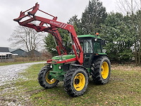 1988 john deere 2650 vierwielaangedreven landbouwtractor met voorlader - afbeelding 1 van  36
