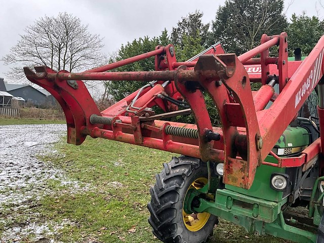 1988 john deere 2650 vierwielaangedreven landbouwtractor met voorlader - afbeelding 29 van  36