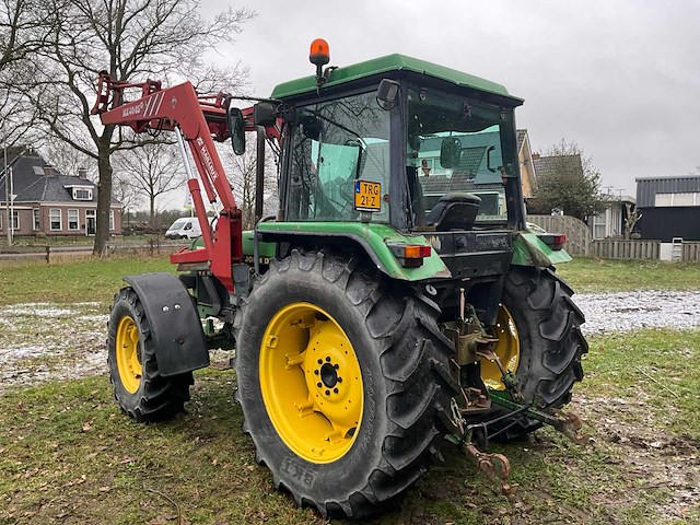 1988 john deere 2650 vierwielaangedreven landbouwtractor met voorlader - afbeelding 35 van  36