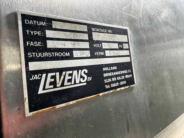 1988 leventi bakermat compact bakkerijoven - afbeelding 6 van  6