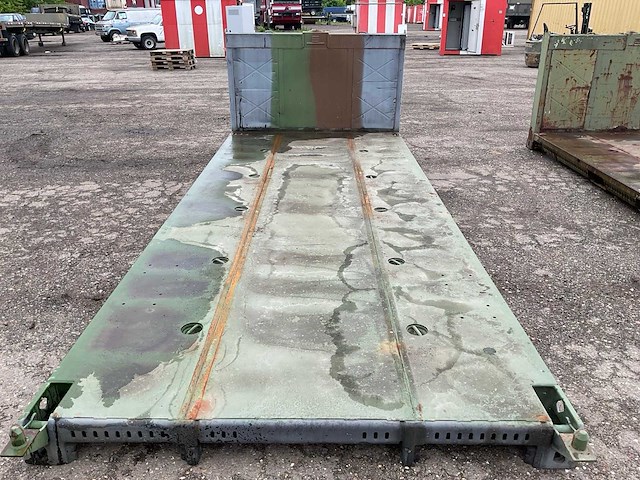 1988 lohr 20 pieds plm haakarm platform - afbeelding 2 van  3