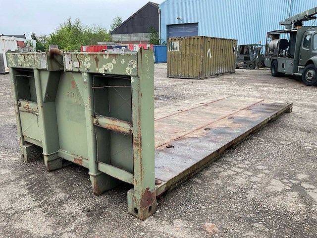 1988 lohr 20 pieds plm haakarm platform - afbeelding 1 van  7