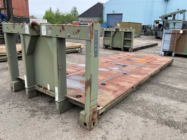 1988 lohr 20 pieds plm haakarm platform - afbeelding 1 van  7