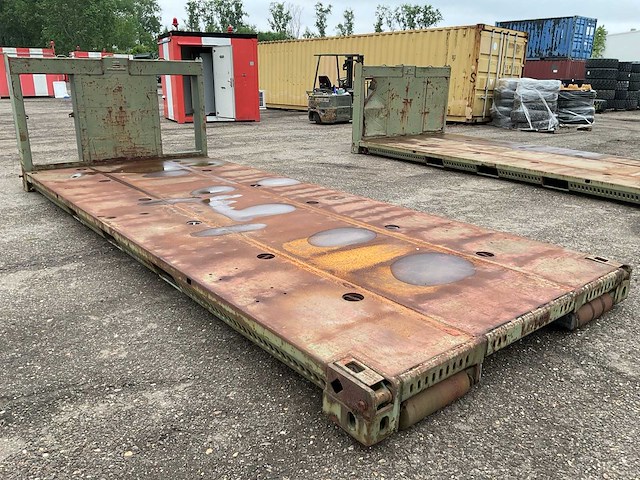 1988 lohr 20 pieds plm haakarm platform - afbeelding 5 van  7
