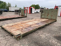 1988 lohr 20 pieds plm haakarm platform - afbeelding 4 van  7