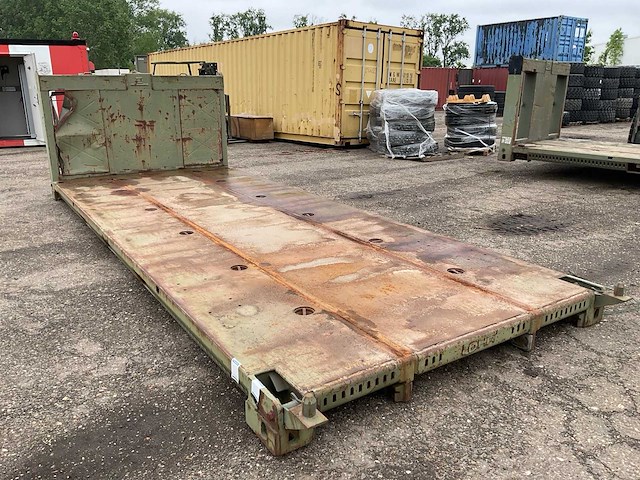 1988 lohr 20 pieds plm haakarm platform - afbeelding 5 van  7
