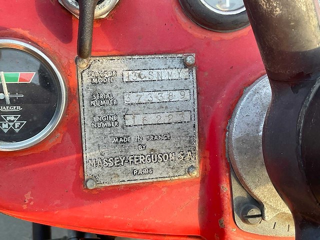 1988 massey ferguson 130snmy tweewielaangedreven landbouwtractor - afbeelding 10 van  19