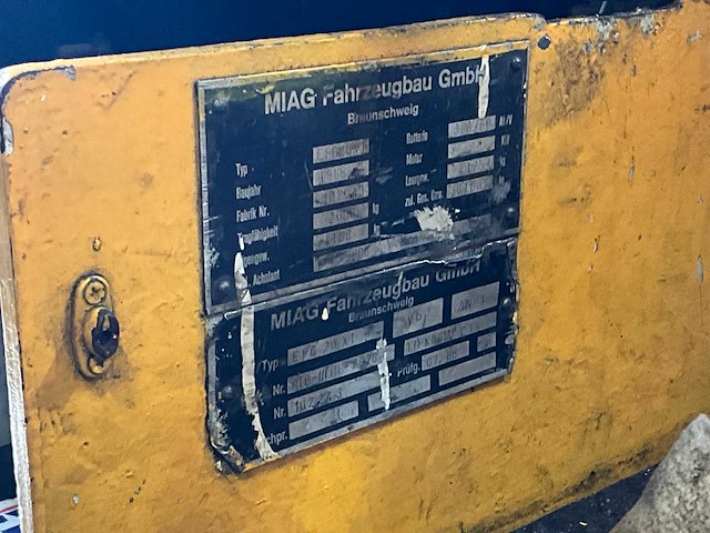 1988 miag efg 20x1 vorkheftruck - afbeelding 7 van  17