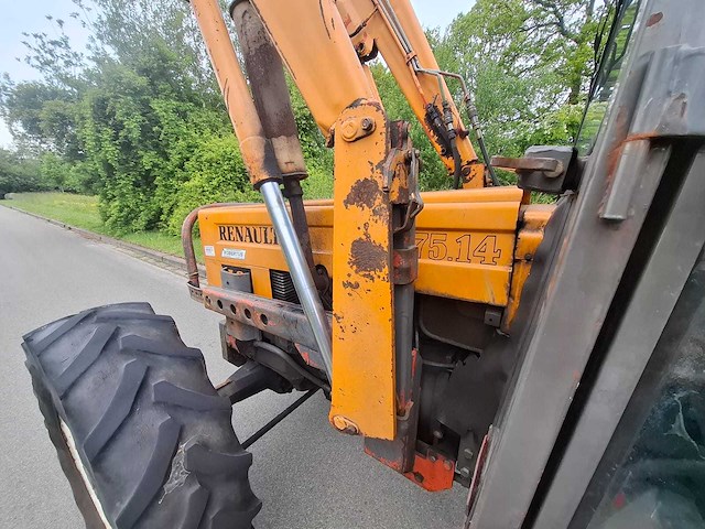 1988 renault 75.14 ls vierwielaangedreven landbouwtractor - afbeelding 2 van  25