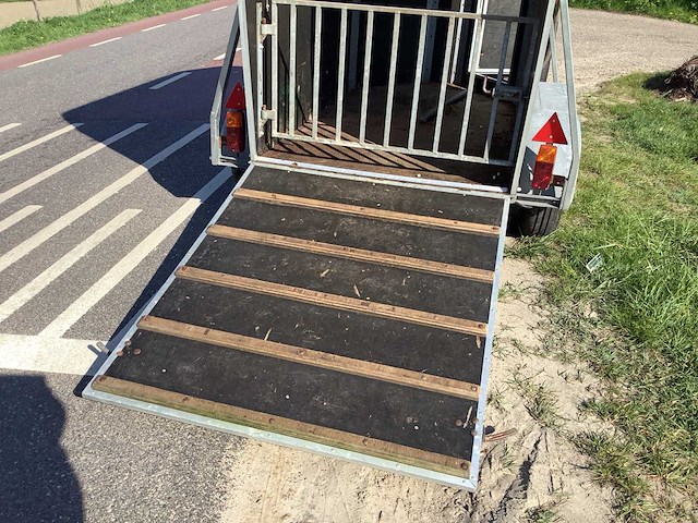 1988 schouten s 1.5 p paardetrailer aanhangwagen - afbeelding 2 van  14