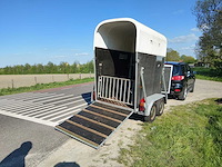 1988 schouten s 1.5 p paardetrailer aanhangwagen - afbeelding 2 van  14