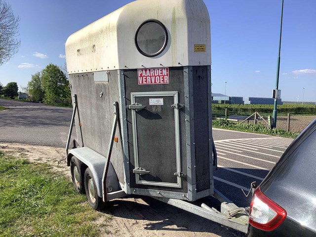 1988 schouten s 1.5 p paardetrailer aanhangwagen - afbeelding 5 van  14