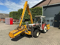 1988 steyr 8075 compacttractor met slotenmaaier