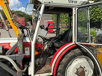 1988 steyr 8075 compacttractor met slotenmaaier - afbeelding 13 van  23
