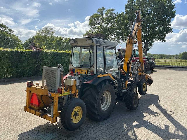 1988 steyr 8075 compacttractor met slotenmaaier - afbeelding 19 van  23