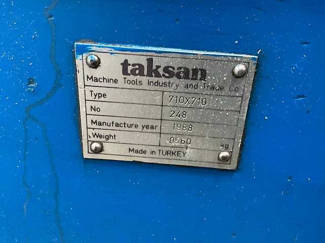 1988 taksan 710x710 kantelbare opspantafel - afbeelding 7 van  7
