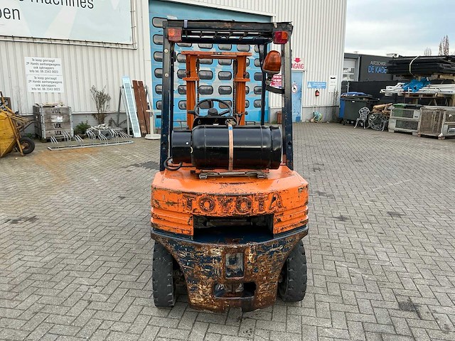 1988 toyota 42 5 fgf 25 vorkheftruck - afbeelding 13 van  18