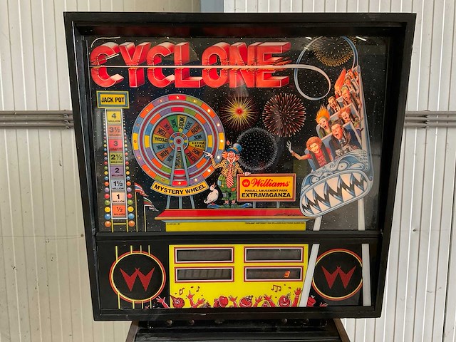 1988 williams cyclone 564 flipperkast - afbeelding 5 van  8