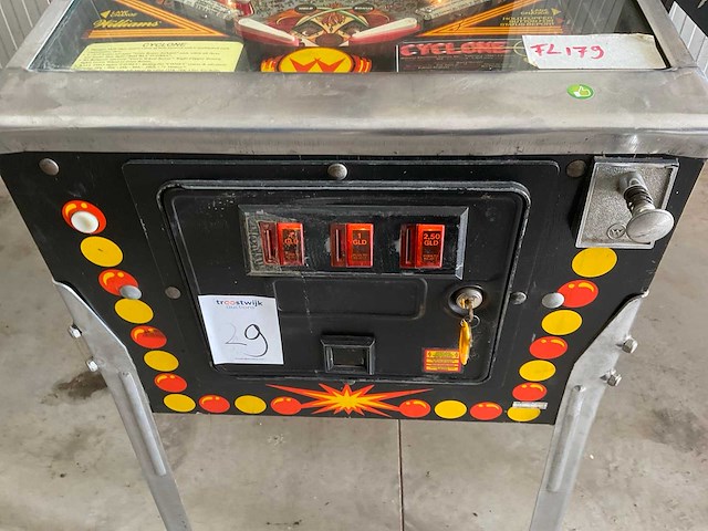 1988 williams cyclone 564 flipperkast - afbeelding 6 van  8