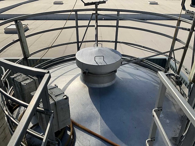 1988 zeppelin 110 m3 verticale aluminium opslagsilo - afbeelding 4 van  13