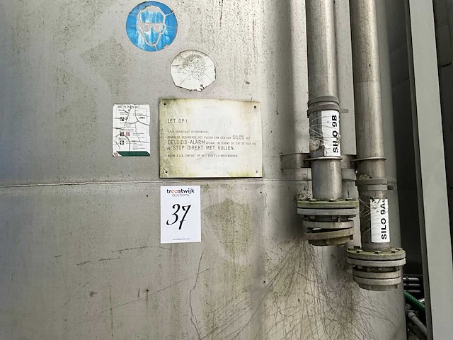 1988 zeppelin 110 m3 verticale aluminium opslagsilo - afbeelding 10 van  13