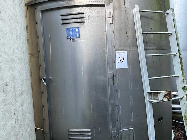1988 zeppelin 110 m3 verticale aluminium opslagsilo - afbeelding 6 van  7