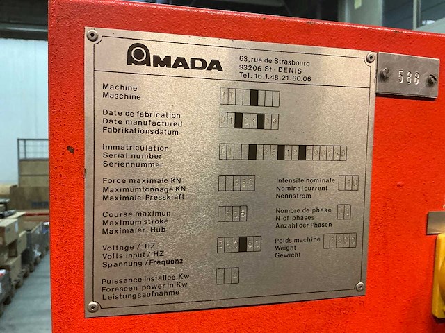 1989 amada it 025-12 kantbank - afbeelding 9 van  10