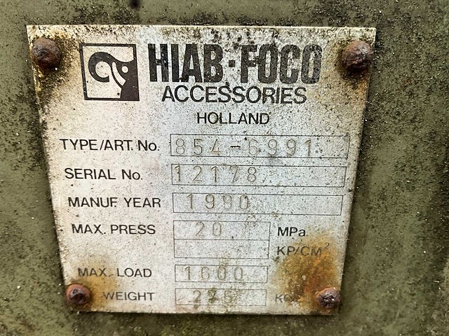 1989 b.m.e 854-6991 steenklem - afbeelding 4 van  7