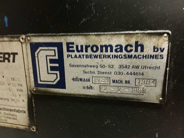 1989 boschert lb 12 k4 uithoekschaar - afbeelding 2 van  8