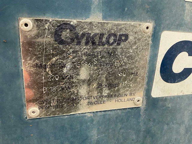 1989 cyklop em-15 bindmachine - afbeelding 4 van  4