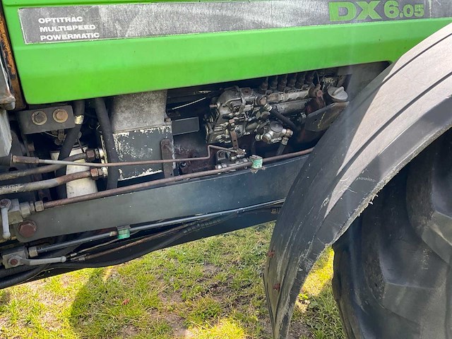 1989 deutz-fahr dx 6.05 commander vierwielaangedreven landbouwtractor - afbeelding 21 van  38