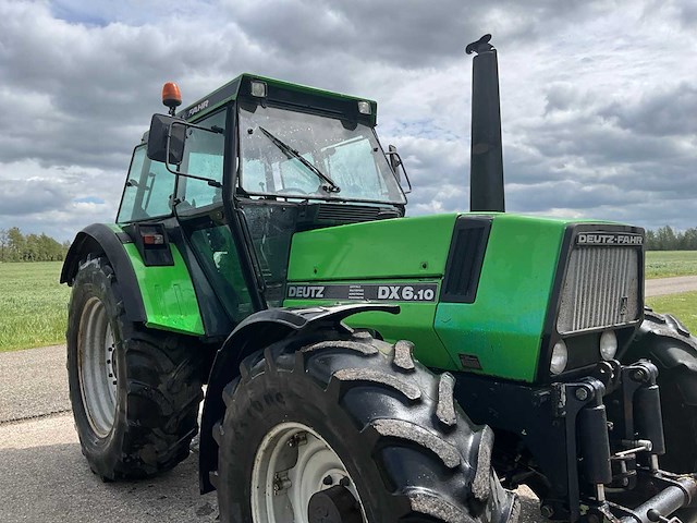 1989 deutz-fahr dx 6.10 vierwielaangedreven landbouwtractor - afbeelding 11 van  45