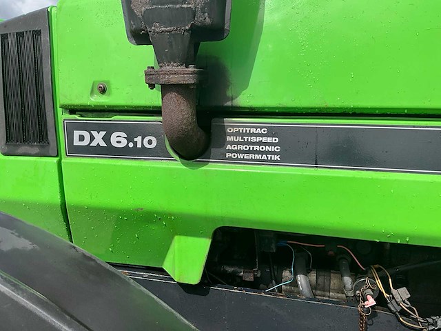 1989 deutz-fahr dx 6.10 vierwielaangedreven landbouwtractor - afbeelding 17 van  45