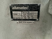 1989 elumatec dg 79 dubbele aluminium verstekafkortzaagmachine - afbeelding 10 van  11