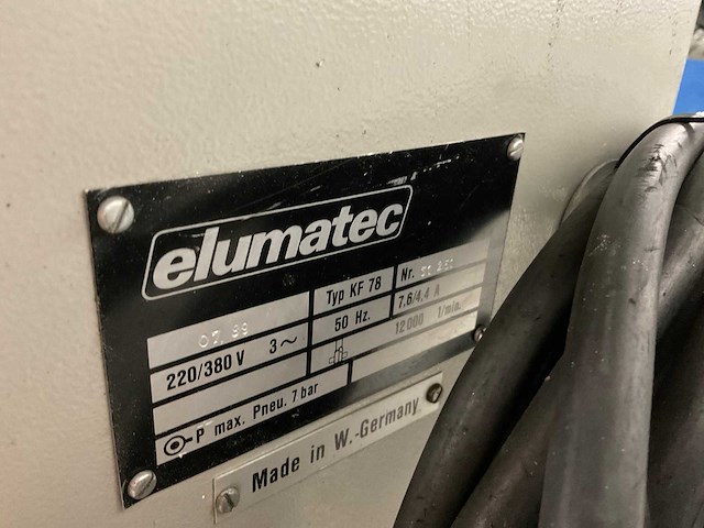 1989 elumatic kf 78 kopieerfreesmachines - afbeelding 3 van  6
