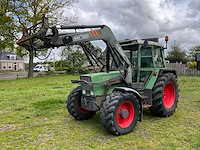 1989 fendt farmer 308lsa turbomatik vierwielaangedreven landbouwtractor met voorlader - afbeelding 1 van  32