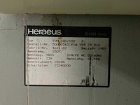 1989 heraeus tuh 100/150 oven - afbeelding 7 van  15