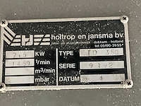 1989 holtrop en jansen ets350 filter afzuiginstallatie - afbeelding 3 van  11