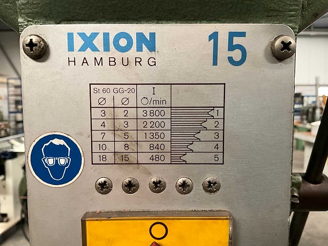 1989 ixion bt 15 kolomboormachine - afbeelding 8 van  9