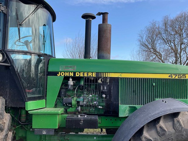 1989 john deere 4755 vierwielaangedreven landbouwtractor - afbeelding 5 van  23