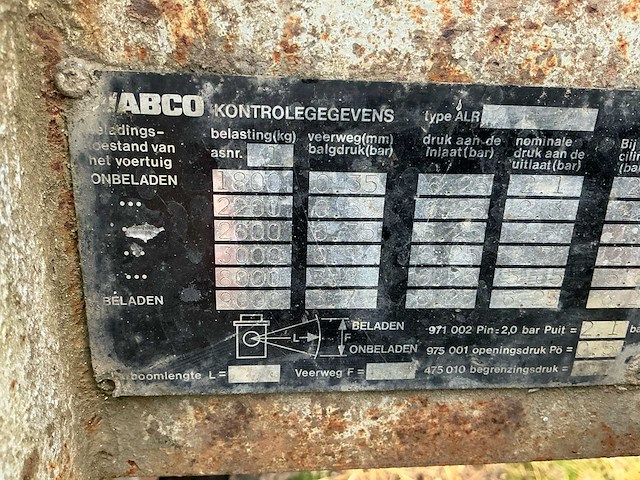 1989 jumbo tv 280 v aanhangwagen/zeilwagen - afbeelding 18 van  26