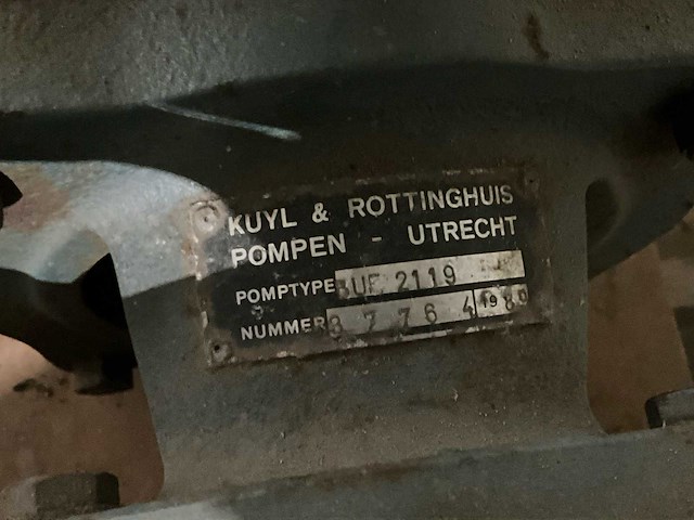 1989 kuyl & rottinghuis 8ue2119 waterpomp - afbeelding 3 van  11