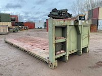 1989 lohr 20 pieds plm haakarm platform - afbeelding 4 van  6