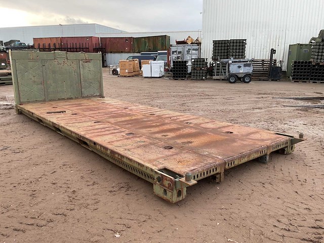 1989 lohr 20 pieds plm haakarm platform - afbeelding 3 van  6