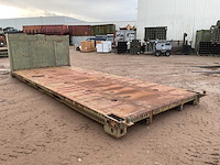 1989 lohr 20 pieds plm haakarm platform - afbeelding 3 van  6